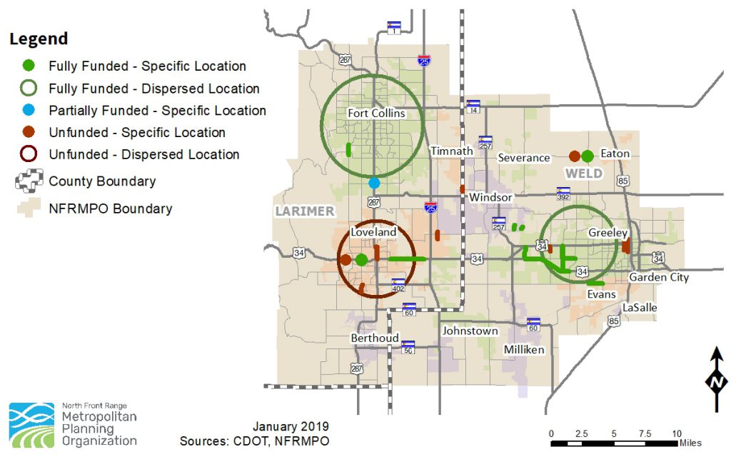 2018 Call for Projects Summary Map