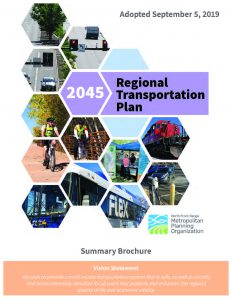 Cover of 2045 RTP Summary Brochure