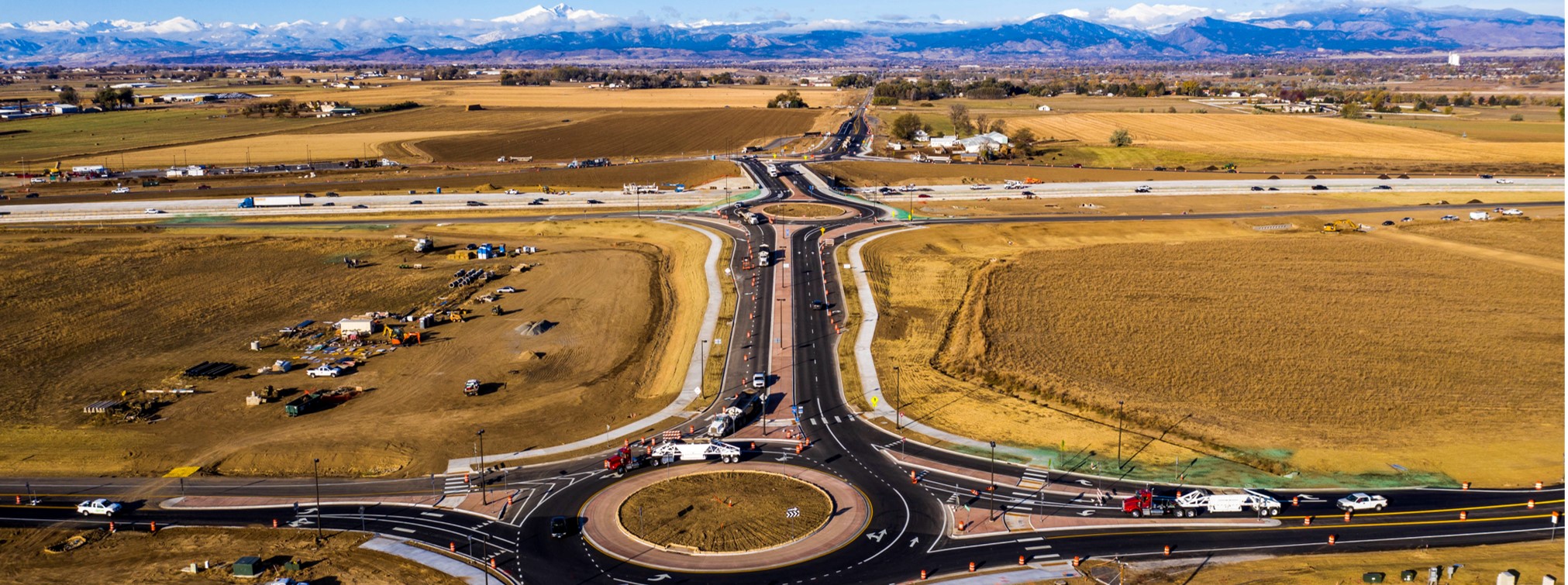 State Highway 402 Roundabouts. Image Credit: CDOT