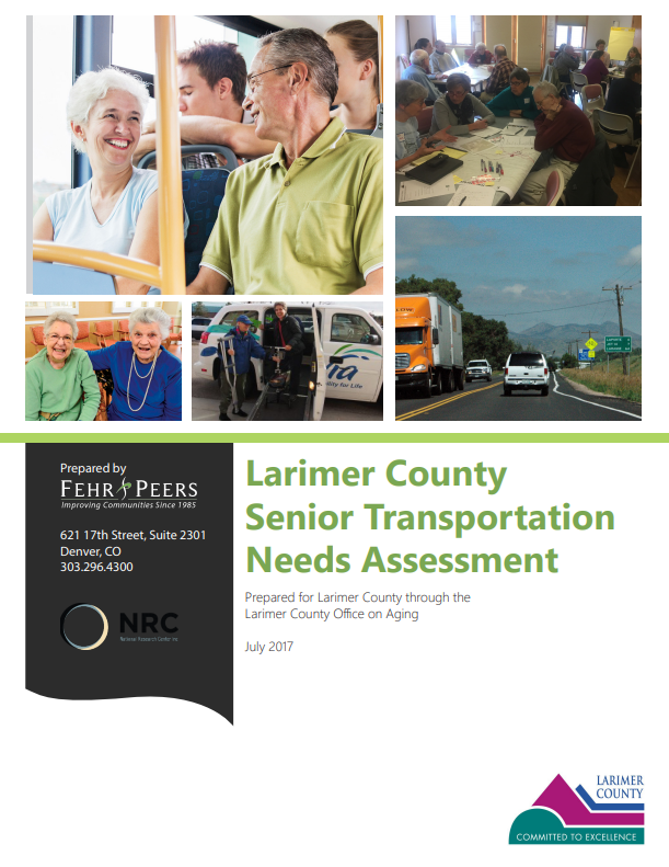 Larimer County Senior Transportation Needs Assessment Cover