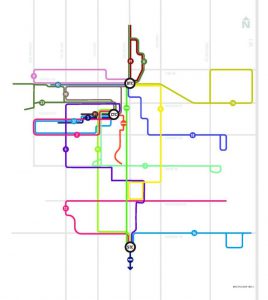 Transfort service map