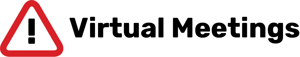 Virtual meetings alert